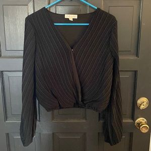 She+Sky Black Blouse. Size M